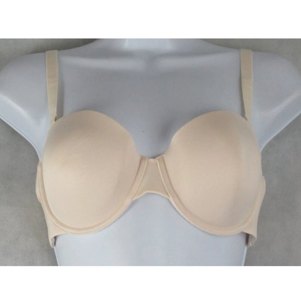 Gap Body Women's Everyday Essentials Multi-Way Bra, Warm Pink Beige, 34D